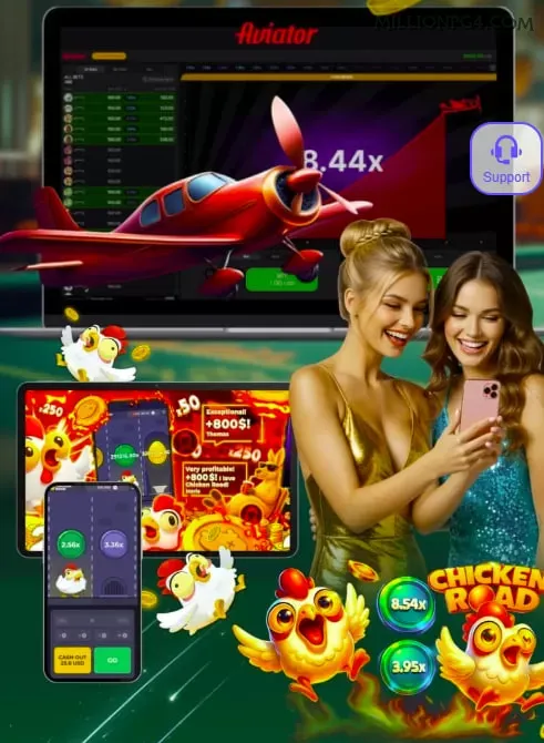 Bônus e prêmios millionpg